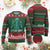 Lets Get Sendy Skeleton Ugly Christmas Sweater Full Send Vibes Glowcore - Wonder Print Shop