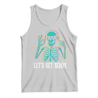Lets Get Sendy Skeleton Tank Top Full Send Vibes Glowcore - Wonder Print Shop