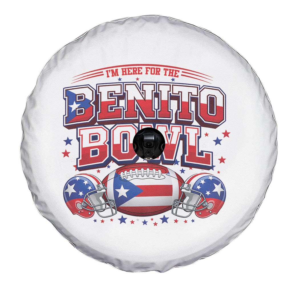 I’m Here for the Benito Bowl Spare Tire Cover Funny Music Fan Football Game Day