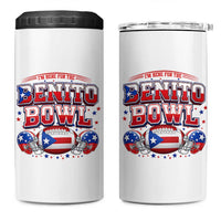 I’m Here for the Benito Bowl 4 in 1 Can Cooler Tumbler Funny Music Fan Football Game Day