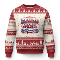 I’m Here for the Benito Bowl Ugly Christmas Sweater Funny Music Fan Football Game Day