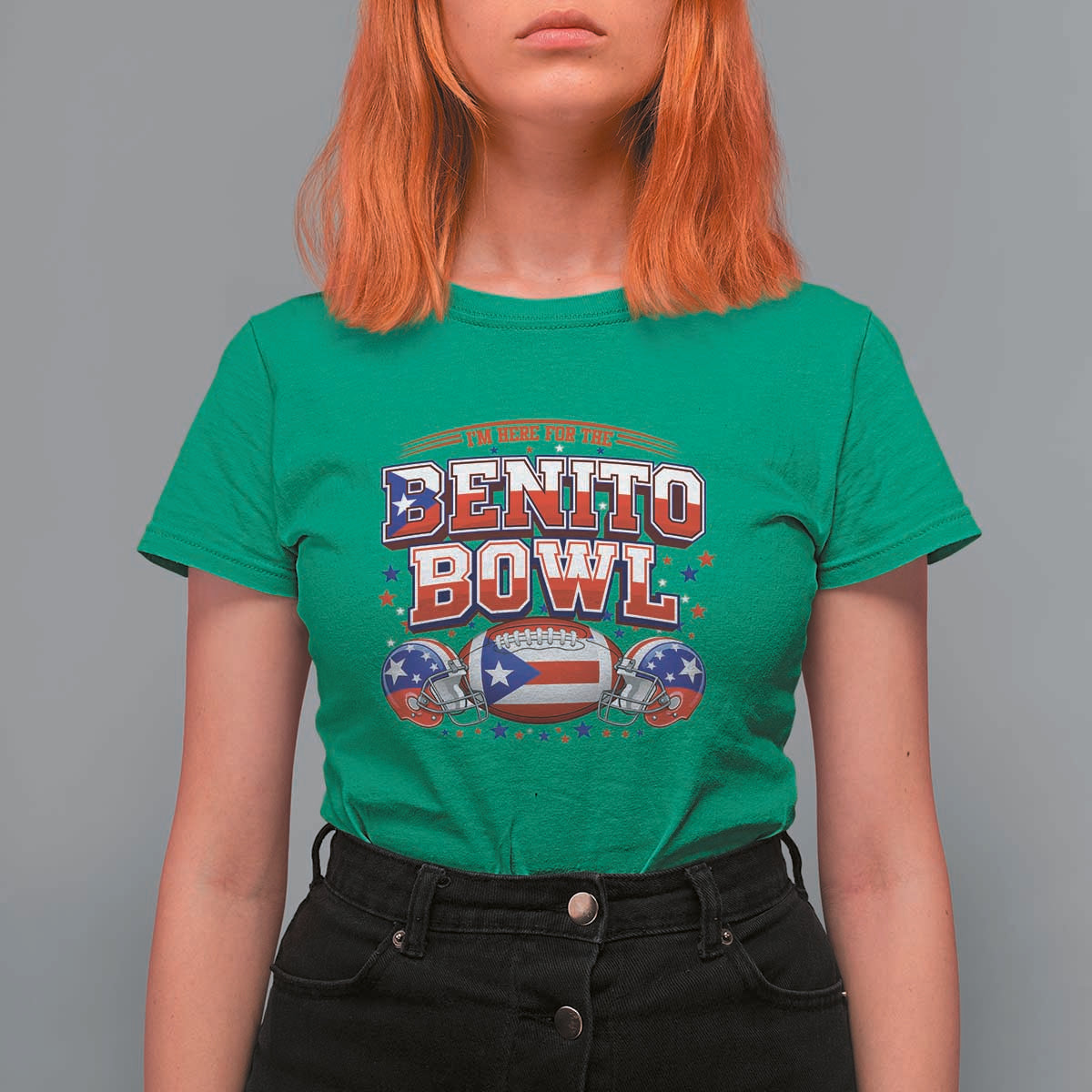 I’m Here for the Benito Bowl T Shirt For Women Funny Music Fan Football Game Day