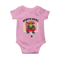 Benito Bowl Coquí Frog Football Baby Onesie Funny Puerto Rico Flag Game Day Music Fans