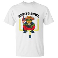 Benito Bowl Coquí Frog Football T Shirt Funny Puerto Rico Flag Game Day Music Fans