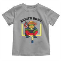 Benito Bowl Coquí Frog Football Toddler T Shirt Funny Puerto Rico Flag Game Day Music Fans