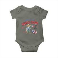 Here for the Benito Bowl 2026 Coquí Frog Baby Onesie Puerto Rican Funny Football Music Fans