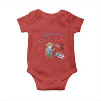 Here for the Benito Bowl 2026 Coquí Frog Baby Onesie Puerto Rican Funny Football Music Fans