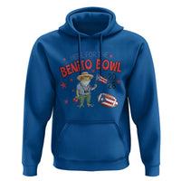 Here for the Benito Bowl 2026 Coquí Frog Hoodie Puerto Rican Funny Football Music Fans