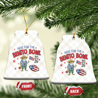 Here for the Benito Bowl 2026 Coquí Frog Ceramic Ornament Puerto Rican Funny Football Music Fans