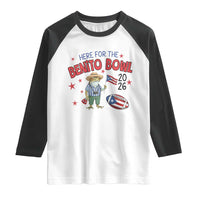 Here for the Benito Bowl 2026 Coquí Frog Raglan Shirt Puerto Rican Funny Football Music Fans