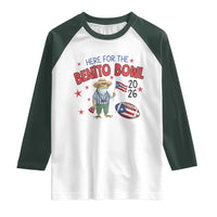 Here for the Benito Bowl 2026 Coquí Frog Raglan Shirt Puerto Rican Funny Football Music Fans