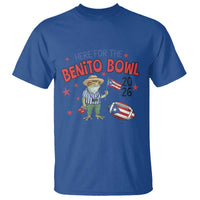 Here for the Benito Bowl 2026 Coquí Frog T Shirt Puerto Rican Funny Football Music Fans