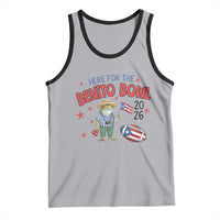Here for the Benito Bowl 2026 Coquí Frog Tank Top Puerto Rican Funny Football Music Fans