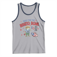 Here for the Benito Bowl 2026 Coquí Frog Tank Top Puerto Rican Funny Football Music Fans