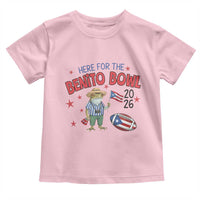 Here for the Benito Bowl 2026 Coquí Frog Toddler T Shirt Puerto Rican Funny Football Music Fans