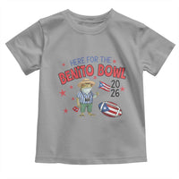 Here for the Benito Bowl 2026 Coquí Frog Toddler T Shirt Puerto Rican Funny Football Music Fans