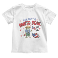 Here for the Benito Bowl 2026 Coquí Frog Toddler T Shirt Puerto Rican Funny Football Music Fans
