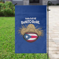 Here for the Benito Bowl Straw Hat Garden Flag Puerto Rico Flag Football Music Fans