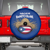 Here for the Benito Bowl Straw Hat Spare Tire Cover Puerto Rico Flag Football Music Fans