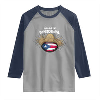Here for the Benito Bowl Straw Hat Raglan Shirt Puerto Rico Flag Football Music Fans