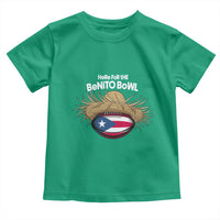 Here for the Benito Bowl Straw Hat Toddler T Shirt Puerto Rico Flag Football Music Fans