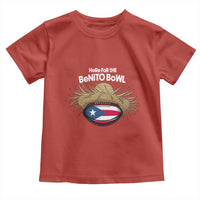 Here for the Benito Bowl Straw Hat Toddler T Shirt Puerto Rico Flag Football Music Fans