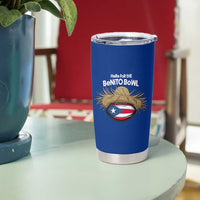Here for the Benito Bowl Straw Hat Tumbler Cup Puerto Rico Flag Football Music Fans