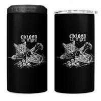 Chinga La Migra Protest Cat 4 in 1 Can Cooler Tumbler Spanish Resistance Against Ice