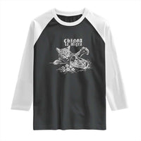 Chinga La Migra Protest Cat Raglan Shirt Spanish Resistance Against Ice