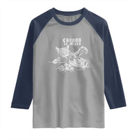 Chinga La Migra Protest Cat Raglan Shirt Spanish Resistance Against Ice