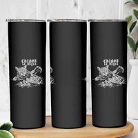 Chinga La Migra Protest Cat Skinny Tumbler Spanish Resistance Against Ice