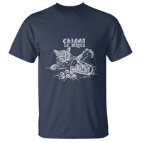 Chinga La Migra Protest Cat T Shirt Spanish Resistance Against Ice