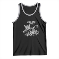 Chinga La Migra Protest Cat Tank Top Spanish Resistance Against Ice