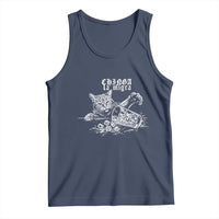 Chinga La Migra Protest Cat Tank Top Spanish Resistance Against Ice