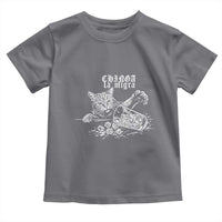 Chinga La Migra Protest Cat Toddler T Shirt Spanish Resistance Against Ice