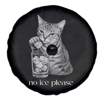 No Ice Please Realistic Angry Cat Graphic Spare Tire Cover Resistance Against Ice Protest