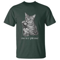 No Ice Please Realistic Angry Cat Graphic T Shirt Resistance Against Ice Protest