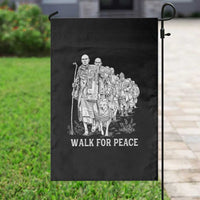 Walk for Peace Walking Monks and Aloka the Dog Garden Flag Buddhist Mindfulness Spiritual Religious Faith
