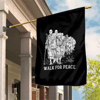 Walk for Peace Walking Monks and Aloka the Dog Garden Flag Buddhist Mindfulness Spiritual Religious Faith