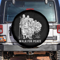Walk for Peace Walking Monks and Aloka the Dog Spare Tire Cover Buddhist Mindfulness Spiritual Religious Faith