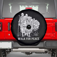 Walk for Peace Walking Monks and Aloka the Dog Spare Tire Cover Buddhist Mindfulness Spiritual Religious Faith