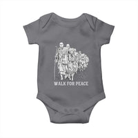 Walk for Peace Walking Monks and Aloka the Dog Baby Onesie Buddhist Mindfulness Spiritual Religious Faith