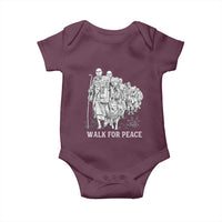 Walk for Peace Walking Monks and Aloka the Dog Baby Onesie Buddhist Mindfulness Spiritual Religious Faith