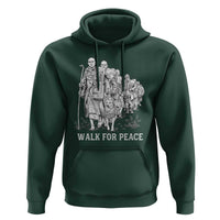 Walk for Peace Walking Monks and Aloka the Dog Hoodie Buddhist Mindfulness Spiritual Religious Faith