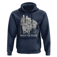 Walk for Peace Walking Monks and Aloka the Dog Hoodie Buddhist Mindfulness Spiritual Religious Faith