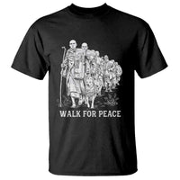Walk for Peace Walking Monks and Aloka the Dog T Shirt Buddhist Mindfulness Spiritual Religious Faith