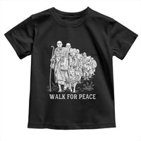 Walk for Peace Walking Monks and Aloka the Dog Toddler T Shirt Buddhist Mindfulness Spiritual Religious Faith