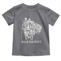 Walk for Peace Walking Monks and Aloka the Dog Toddler T Shirt Buddhist Mindfulness Spiritual Religious Faith