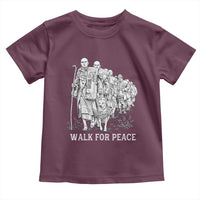 Walk for Peace Walking Monks and Aloka the Dog Toddler T Shirt Buddhist Mindfulness Spiritual Religious Faith
