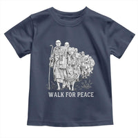 Walk for Peace Walking Monks and Aloka the Dog Toddler T Shirt Buddhist Mindfulness Spiritual Religious Faith